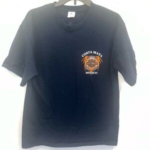 Yazbek Harley-Davidson T-shirt Men’s Large Multicolor Costa Maya HD Logo Cotton